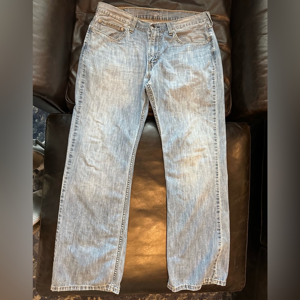 Men’s Levi 527 Jeans 36x32 Light Blue